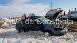 UPDATE. Accident rutier grav lângă Hârșova. O femeie a decedat (galerie foto+video)                             
