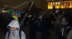 BBC a transmis online imagini din Piaţa Victoriei (video)