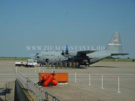 Sosesc ehipamente militare ale americanilor la Baza Aeriană „Mihail Kogălniceanu”