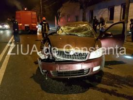 UPDATE Accident violent în Eforie Sud. Intervenţie de urgenţă. Două persoane, în stare gravă! (galerie foto+video)                