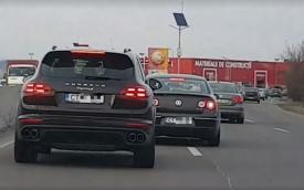 Șicanare în trafic între doi șoferi din Constanța pe DN1 (foto)