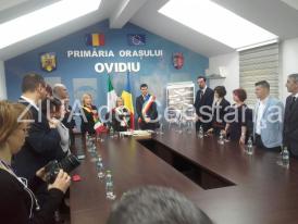 Oraşul Ovidiu s-a înfrăţit cu Sulmona din Italia (galerie foto) 
