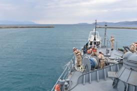 Dragorul maritim „Slt. Alexandru Axente”, la Exercițiul Ariadne 17