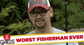 Funny video Pescuitul cu arma