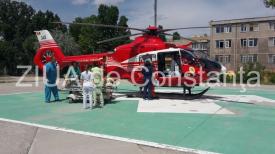 Înţepată de albină Elicopterul SMURD, intervenţie la Feteşti pentru o femeie ce a intrat în şoc anafilactic  