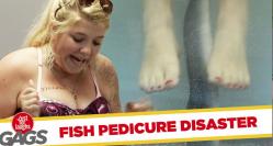 Funny video Pedichiura care sperie clienţii