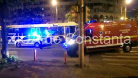 Pieton rănit în urma unui accident produs la Constanţa, în zona Trocadero (galerie foto + video)