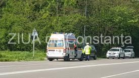 UPDATE 2 Accident la intrare în Valu lui Traian. E implicat un motociclist (galerie foto)  