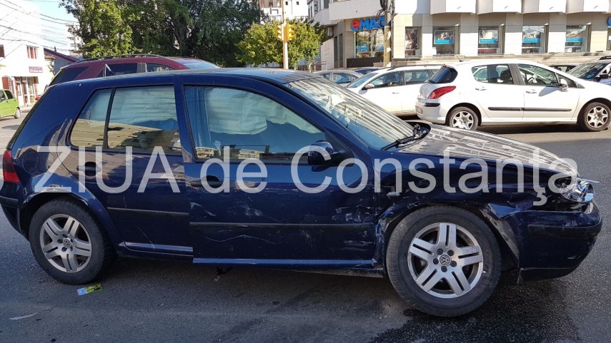 accident rutier in constanta doua masini au fost avariate o persoana a facut atac de panica galerie foto