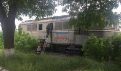S-a dat alarma la ISU Tulcea! Incendiu la o locomotivă  