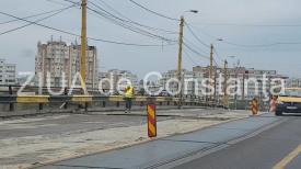 Cum se lucra, de dimineaţă, pe Podul de la Butelii (galerie foto+video) 