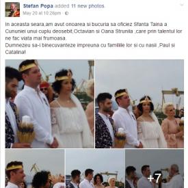 Vedete din România, cununate, pe plaja din 2 Mai, de un preot caterisit 