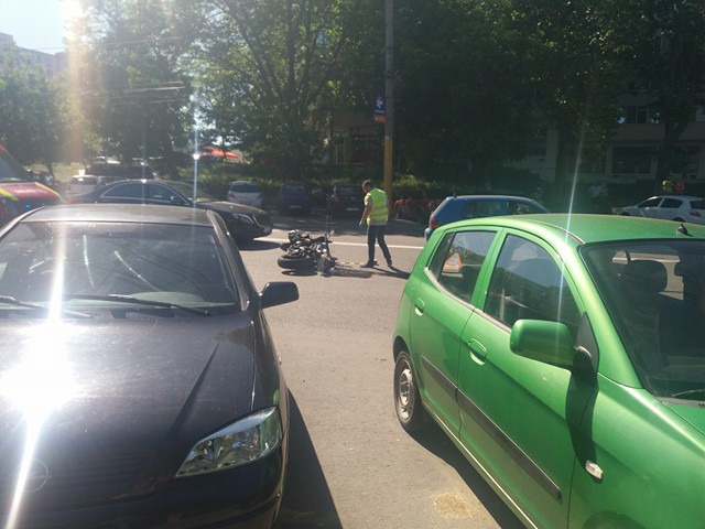 accident rutier pe strada sucevei din constanta un motociclist a fost ranit galerie foto 632421