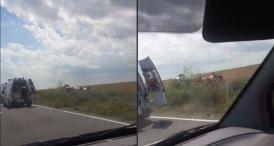 Accident rutier grav pe DN22, la intersecţie cu drumul către Cogealac. Ar fi victime încarcerate (galerie foto+video) 