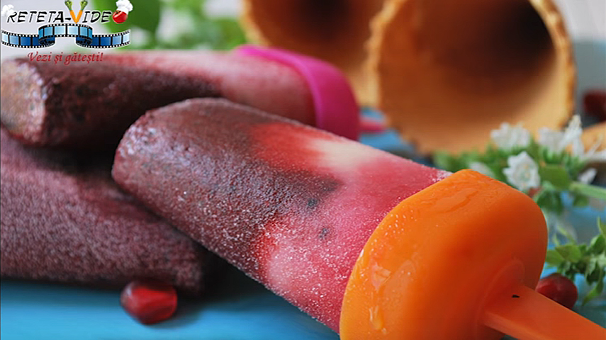 Inghețată Rapidă De Casă Cu Fructe și Iaurt Rețetă Video