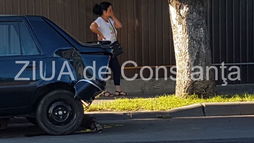 constanta accident rutier pe bulevardul ic bratianu langa lidl doua autovehicule implicate galerie foto