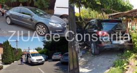 UPDATE Accident rutier grav în municipiul Constanța, lângă sediul DNA. Două victime-un șofer și o persoană care se afla în curte (galerie foto+video)        