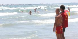 Înec pe plaja Princess, din Mamaia (video)