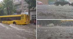 Fotoreportaj Cum este traficul constănțean după câteva ore de ploaie (galerie foto+video)             