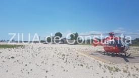 Alertă la Gura Portiţei. O fetiţă de şase ani în pericol de înec în piscină. Elicopterul SMURD este la intervenţie (galerie foto+video)       