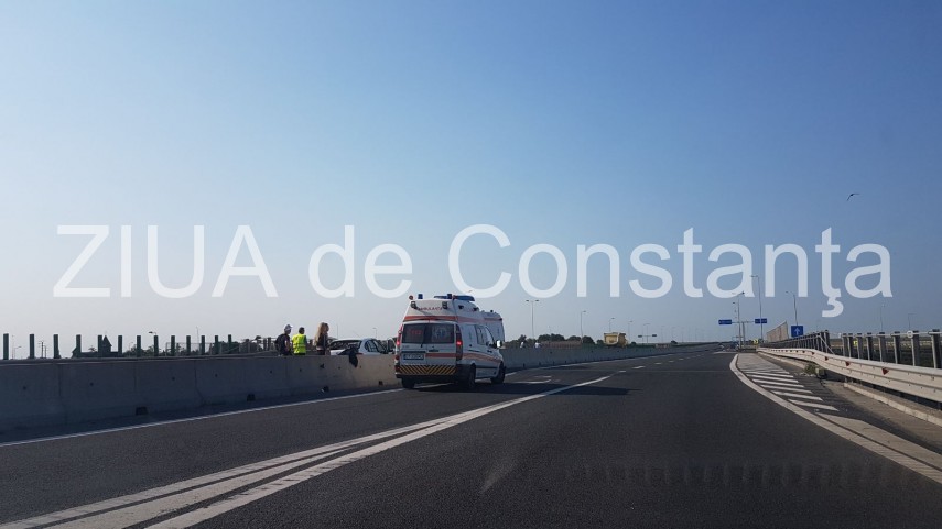 accident rutier la iesire de pe autostrada a4 intervine ambulanta 636373