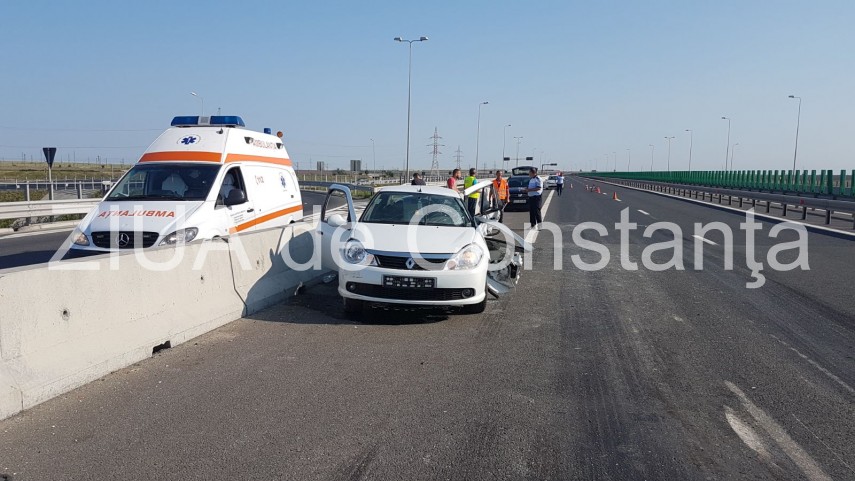 accident rutier la iesire de pe autostrada a4 intervine ambulanta 636373