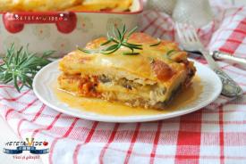 Pui cu vinete, roşii şi mozzarella la cuptor (reţetă video)