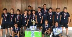 Premii speciale pentru Adrian Mazilu, Vlad Rafailă şi Luca Băsceanu Academia Hagi a cucerit aur şi bronz la E-On Kinder Cup