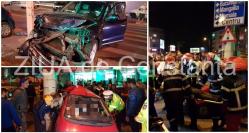 Accident rutier grav pe strada Mircea cel Bătrân din Constanța. Două mașini implicate. Intervine descarcerarea (galerie foto + video) 