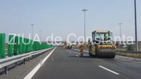 Lucrări de întreținere efectuate pe Autostrada A1. Conducătorii auto sfătuiți să circule cu prudență