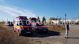 UPDATE. Pericol de explozie în județul Constanța. Pompierii ISU Dobrogea în alertă. Sunt scurgeri de gaz de la o garnitură de tren staționată în gara Saligny (galerie foto+video)        