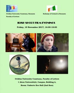 Filme irlandeze premiate, proiectate la Constanța!