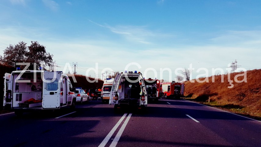 accident rutier grav cu persoane incarcerate intre ovidiu si mihail kogalniceanu 643635