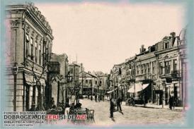 Strada Carol, una dintre arterele comerciale ale orașului pe la 1900