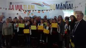 Imagini de la eveniment. Sub egida Societății de Ştiinţe Istorice din România, filiala Constanţa Ziua Bucovinei și Marea Unire, marcate la Liceul Tehnologic din Cogealac  