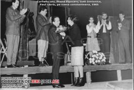 1965 Corneliu Leu, Ileana Ploscaru, soţii Simionică şi Paul Lavric pe scena constănţeană   