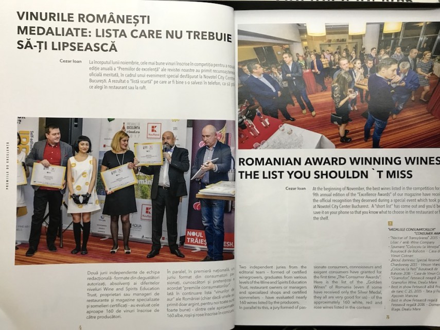 recomandari de locuri oameni si gusturi bune in revista vinul ro de curand apare lunar in romana si engleza