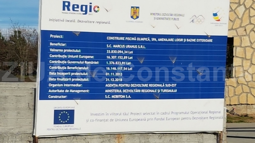 cu fonduri europene un fost consilier judetean ridica un complex sportiv in apropiere de mangalia constructia