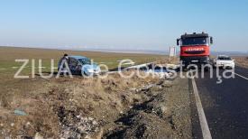 UPDATE. Imagini de la eveniment. Accident rutier în apropiere de Cogealac, județul Constanța. Elicopterul SMURD chemat în ajutor (galerie foto-video)   