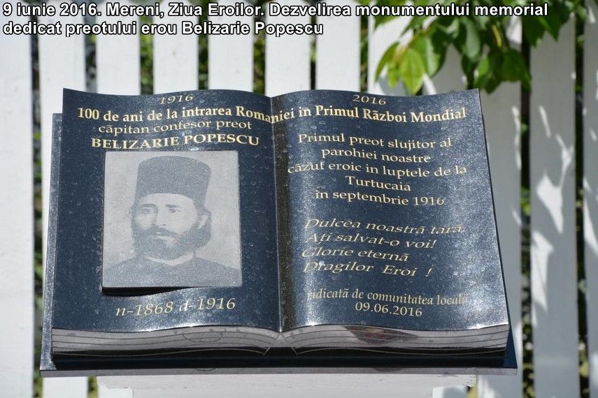 preotul erou belizarie popescu la turtucaia sub un mal ferit de gloante facea rugaciuni de acolo nimeni