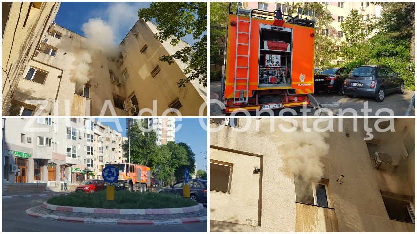 Imagini De La Eveniment Incendiu Violent In Constanța Un