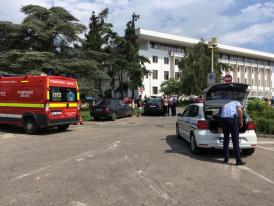Accident rutier în municipiul Constanța, pe strada Traian, în zona Prefecturii. Un copil de un an a fost rănit (galerie foto)  