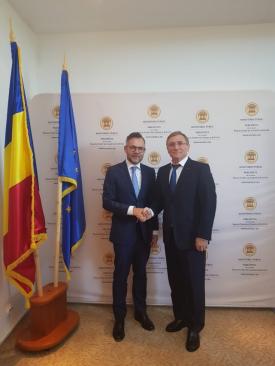Procurorul general Augustin Lazăr, întrevedere cu ministrul german de stat pentru afaceri europene 
