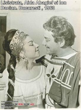 „Lysistrata“, Aida Abagief, Ion Dacian. București 1963