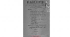 Analele Dobrogei, anul 1, nr. 3, 1920