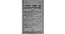 Analele Dobrogei, anul 9, volumul II, 1928   