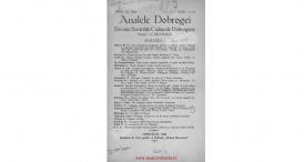 Analele Dobrogei, anul 11,  fasciculele 1-12, 1930   
