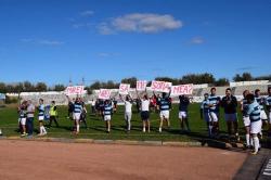 „Un mare Da, din toată inima!“ Cerere în căsătorie pe stadionul „Flacăra“, după meci. Rugbyştii de la CS Năvodari, complici
