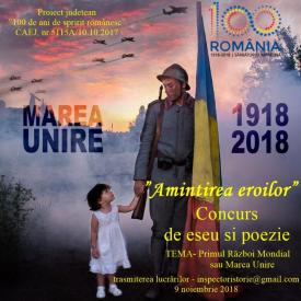 ISJ Constanţa a lansat Concursul „Amintirea eroilor“. Răscoliţi lada cu amintiri a bunicilor!