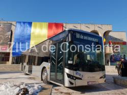 Noile autobuze ale municipiului Constanța, în drum spre parada dedicată Zilei Naționale a României (galerie foto)   